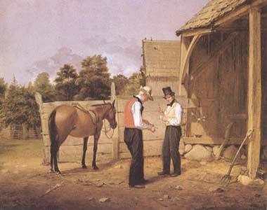 William Sidney Mount The Horse Dealers (mk09) Sweden oil painting art